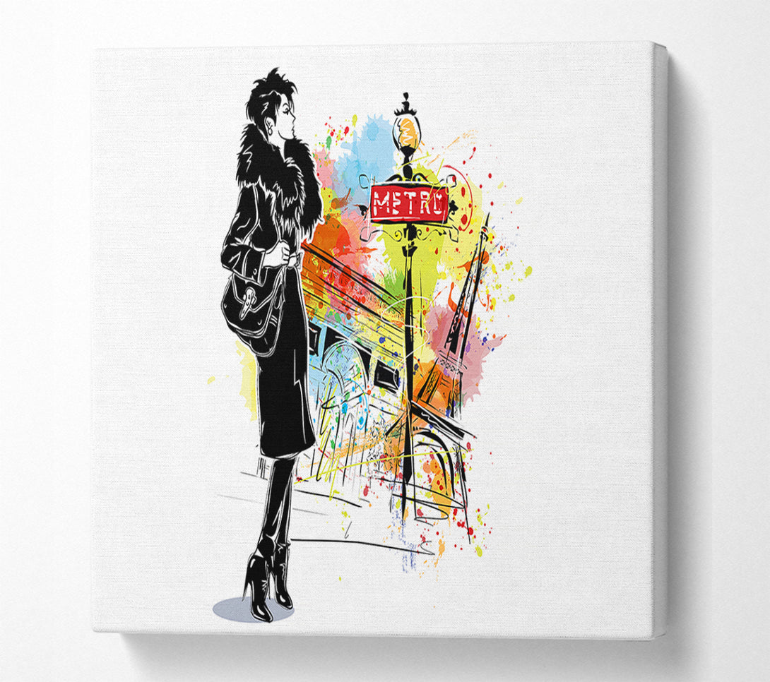  A Canvas Print of Paris Streets 2 Canvas Art
