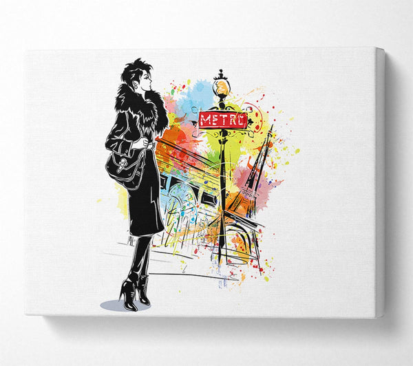  A Canvas Print of Paris Streets 2 Canvas Art