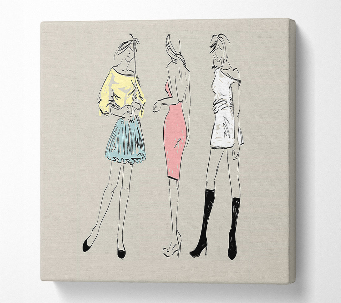  A Canvas Print of Ready To Party Canvas Print