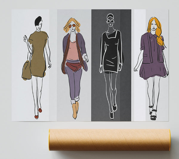 Catwalk Trends Giclee Print