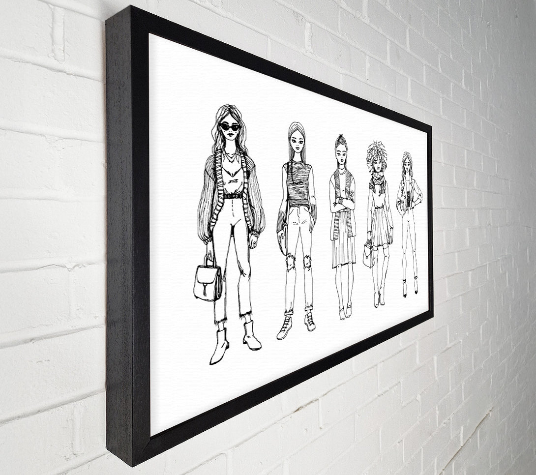  A Canvas Print of It's All In How You Wear It Canvas Art