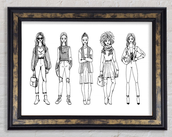 It's All In How You Wear It Framed Print