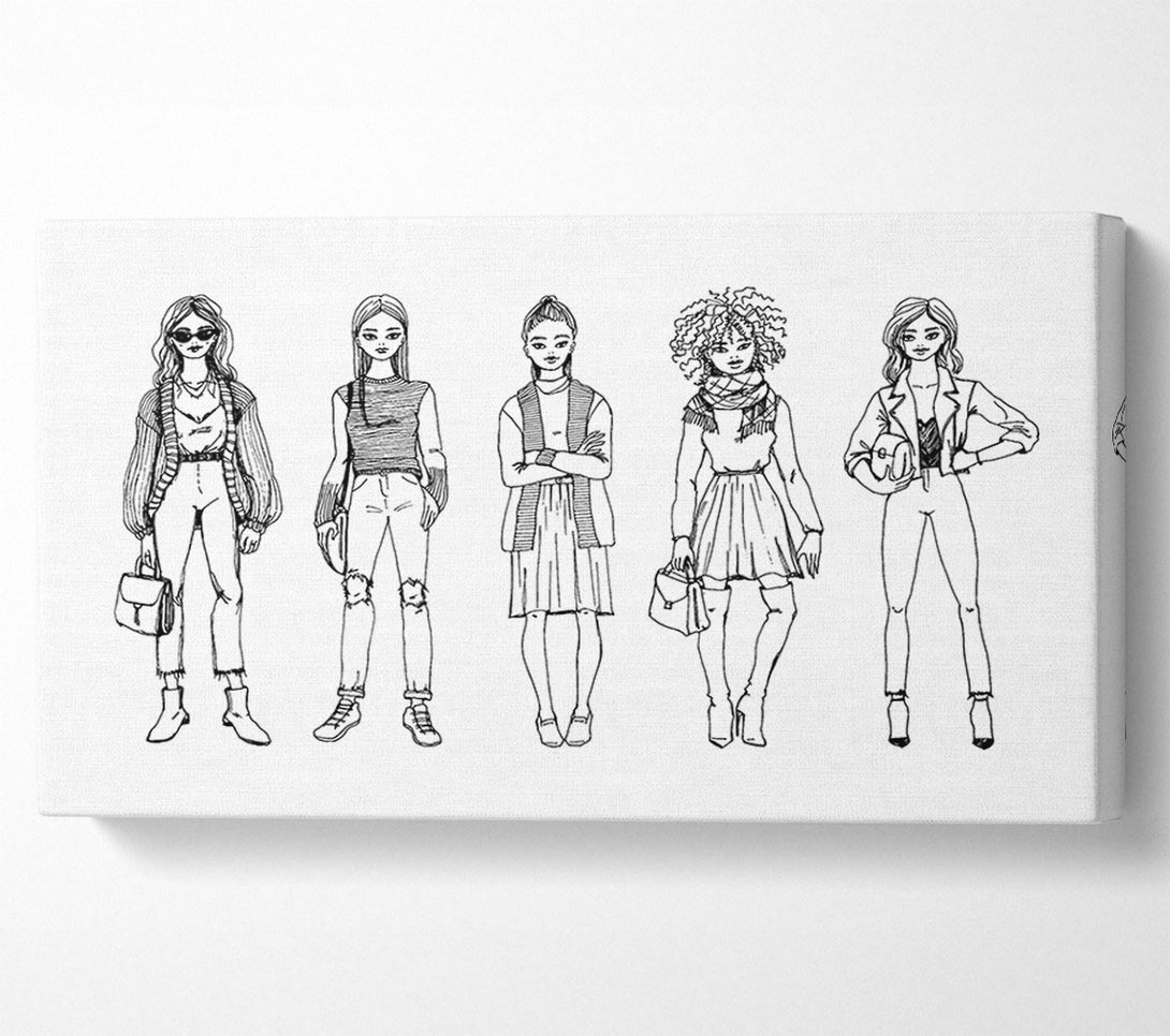  A Canvas Print of It's All In How You Wear It Canvas Art