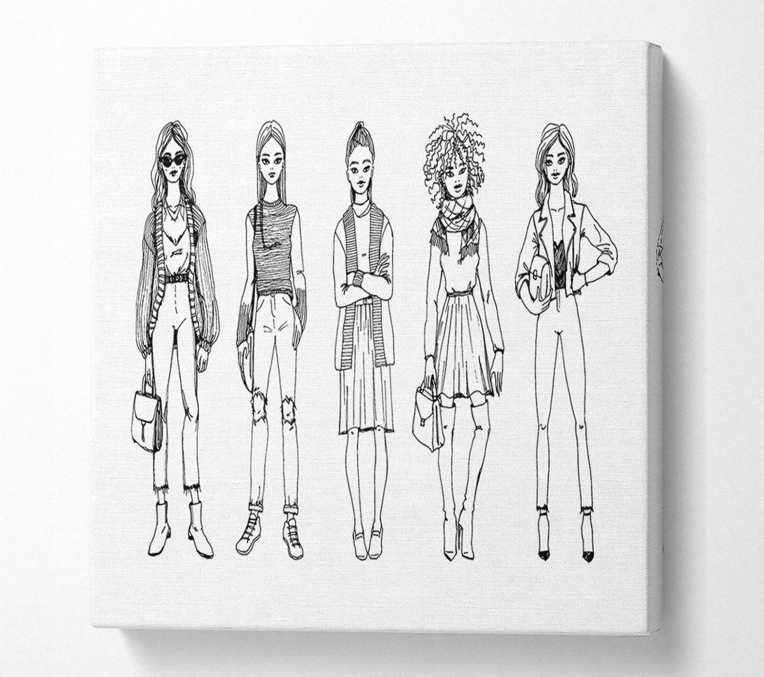  A Canvas Print of It's All In How You Wear It Canvas Art
