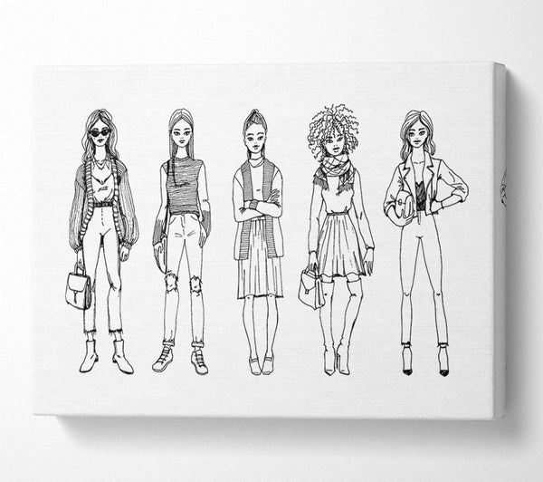  A Canvas Print of It's All In How You Wear It Canvas Art