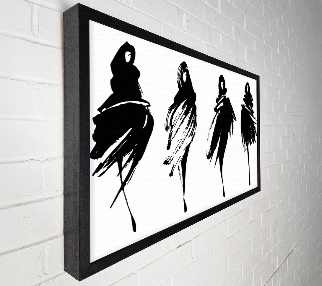  A Canvas Print of The Black Cloak Canvas Wall Art
