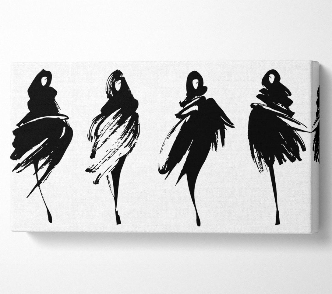  A Canvas Print of The Black Cloak Canvas Wall Art