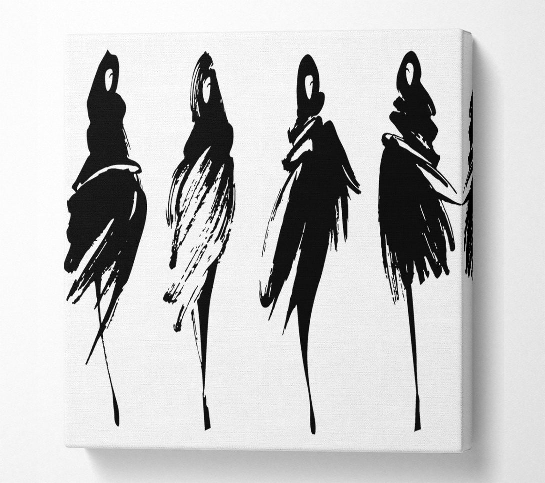  A Canvas Print of The Black Cloak Canvas Wall Art