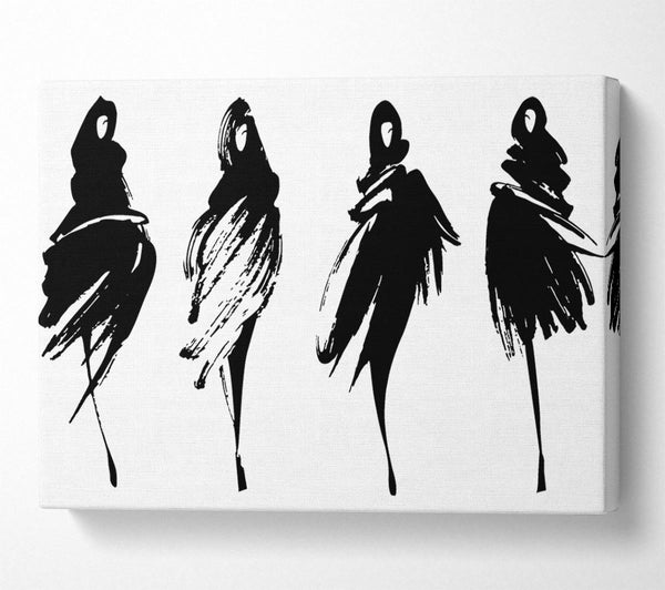  A Canvas Print of The Black Cloak Canvas Wall Art