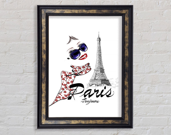 Paris Style Framed Print
