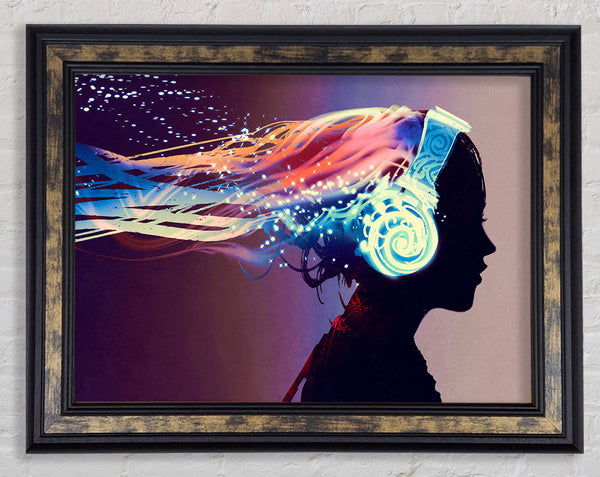 Music Is The Style Of The Soul Framed Print