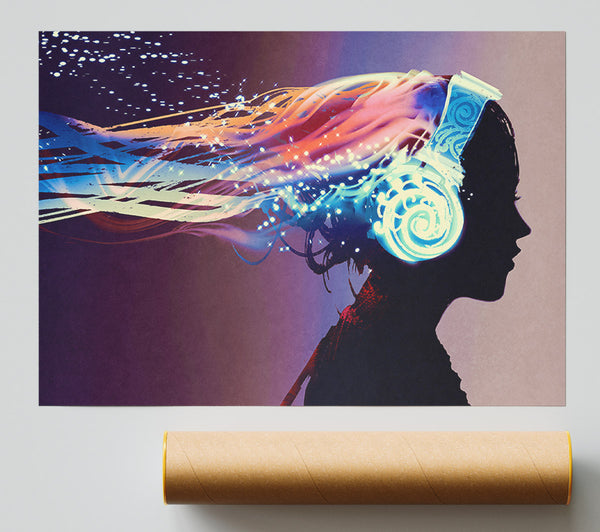 Music Is The Style Of The Soul Poster