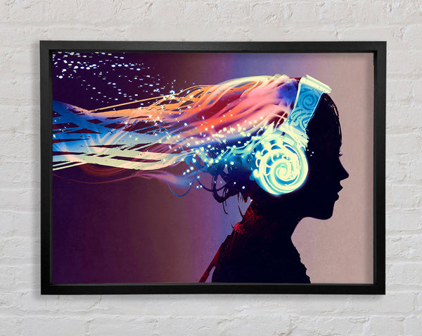 Music Is The Style Of The Soul Framed Print