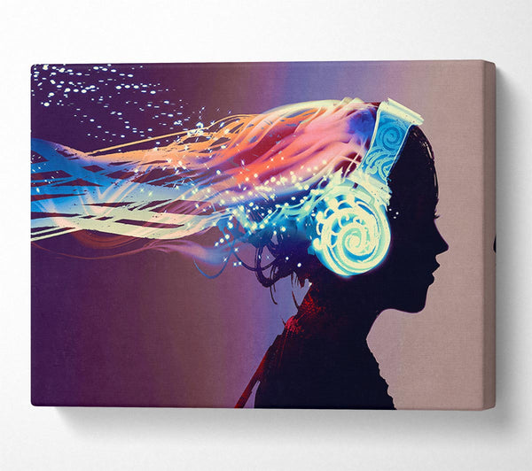  A Canvas Print of Music Is The Style Of The Soul Canvas Print