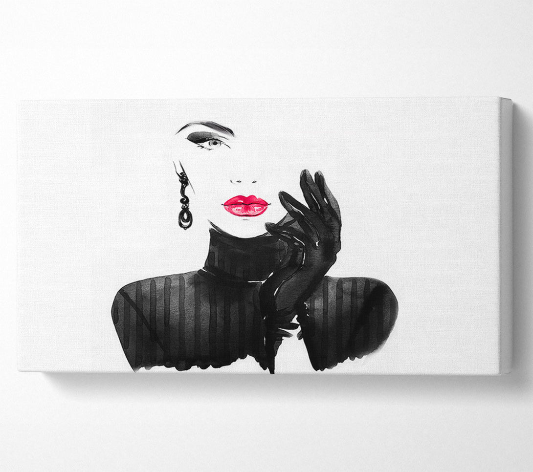  A Canvas Print of Beauty Of A Woman Canvas Art