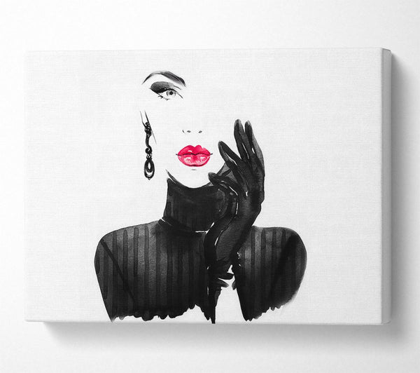  A Canvas Print of Beauty Of A Woman Canvas Art