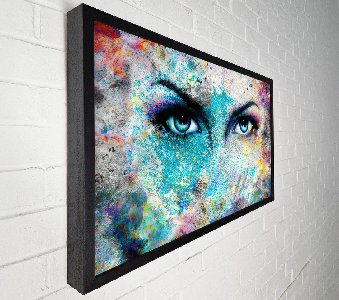 A Canvas Print of Its All In The Eyes Canvas Wall Art