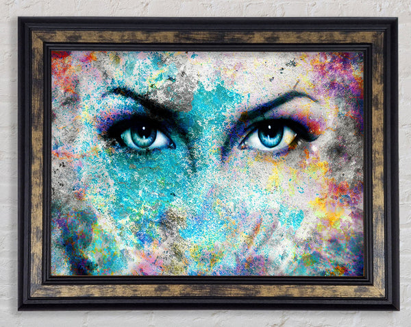 Its All In The Eyes Framed Print