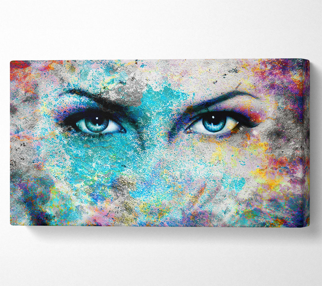  A Canvas Print of Its All In The Eyes Canvas Wall Art