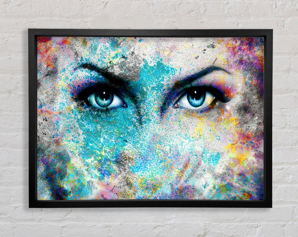 Its All In The Eyes Framed Print
