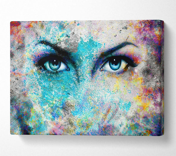  A Canvas Print of Its All In The Eyes Canvas Wall Art