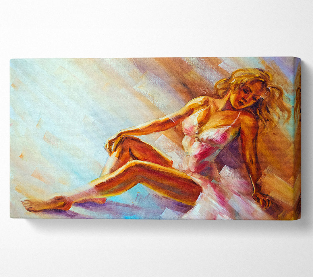  A Canvas Print of Pretty In Pink Canvas Art