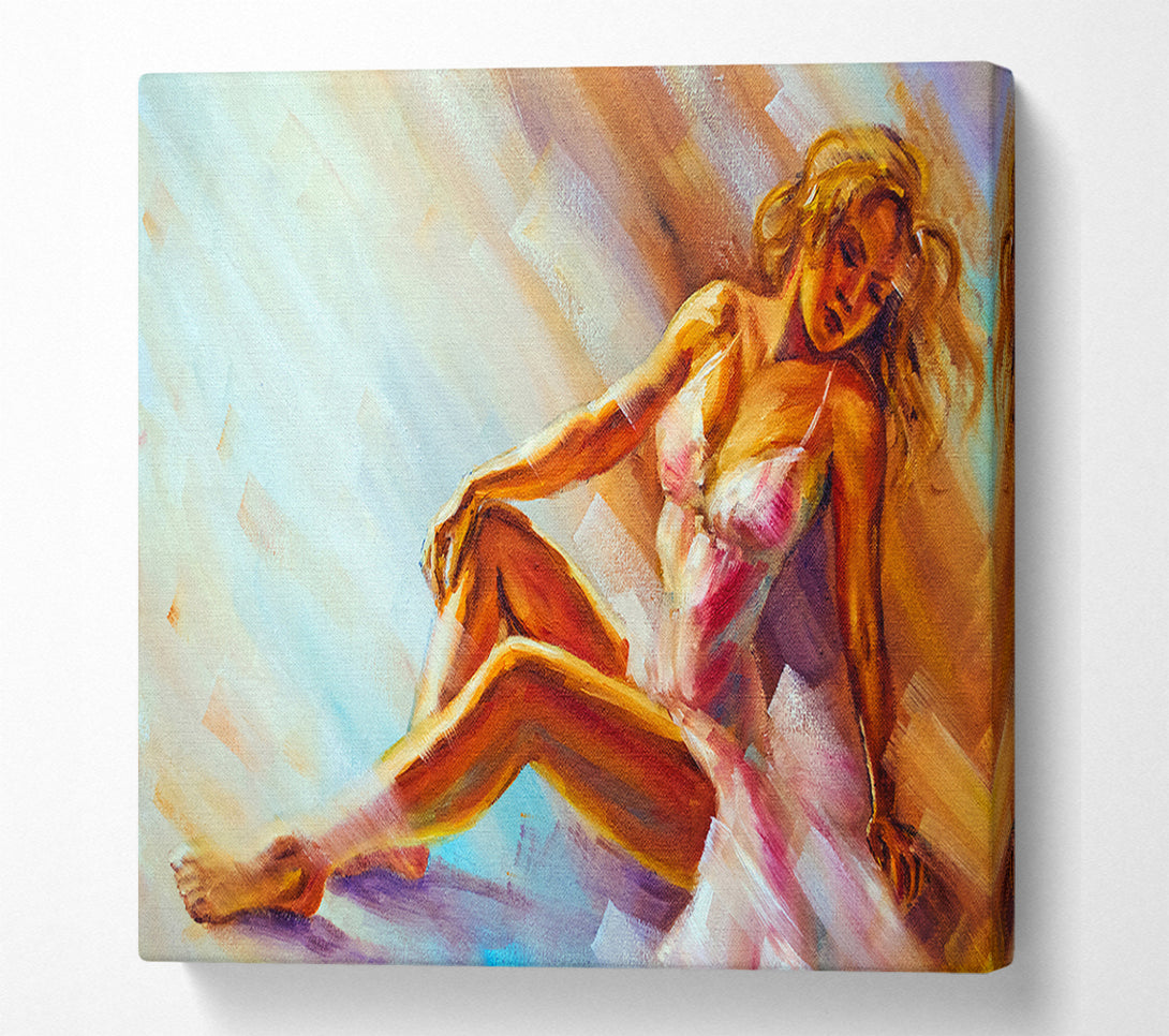  A Canvas Print of Pretty In Pink Canvas Art