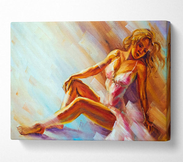  A Canvas Print of Pretty In Pink Canvas Art