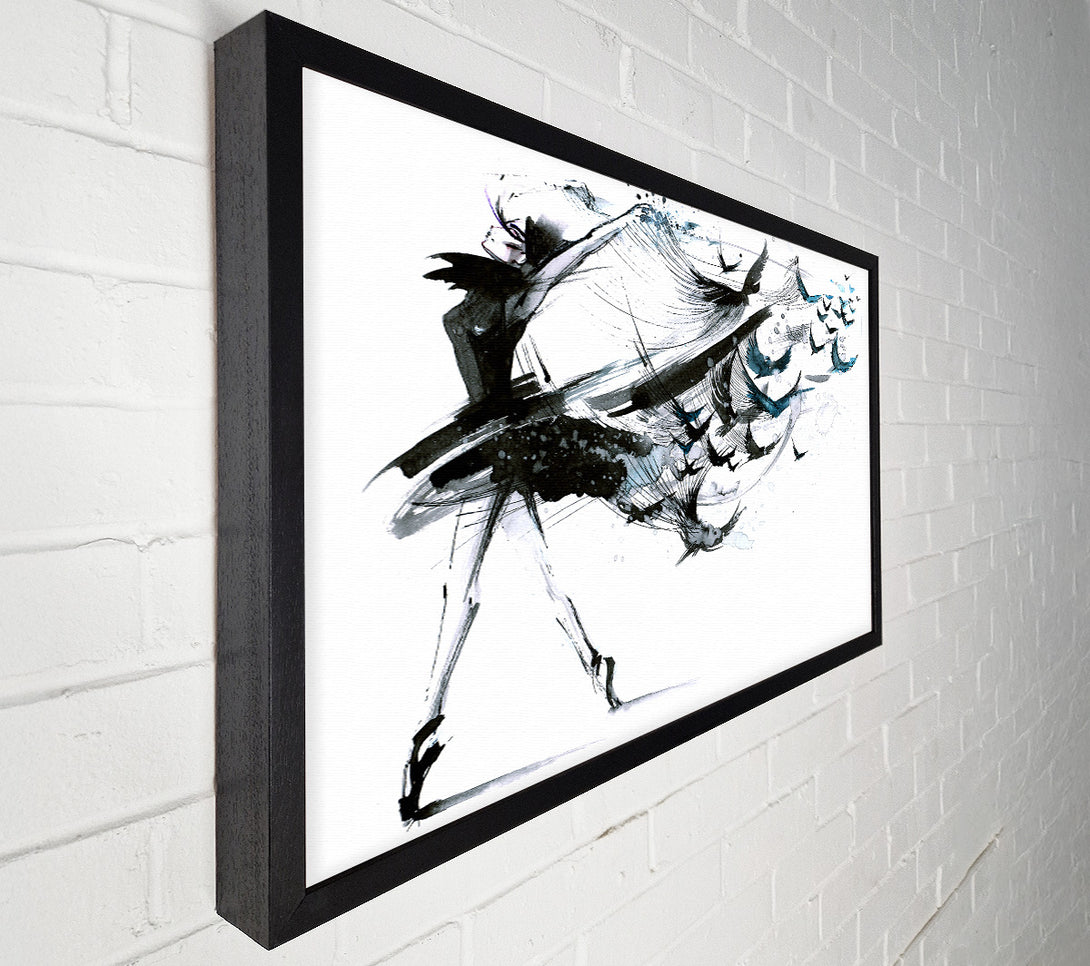  A Canvas Print of Black Birds Canvas Print