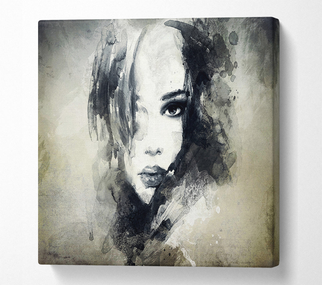  A Canvas Print of Beauty And Style Canvas Wall Art