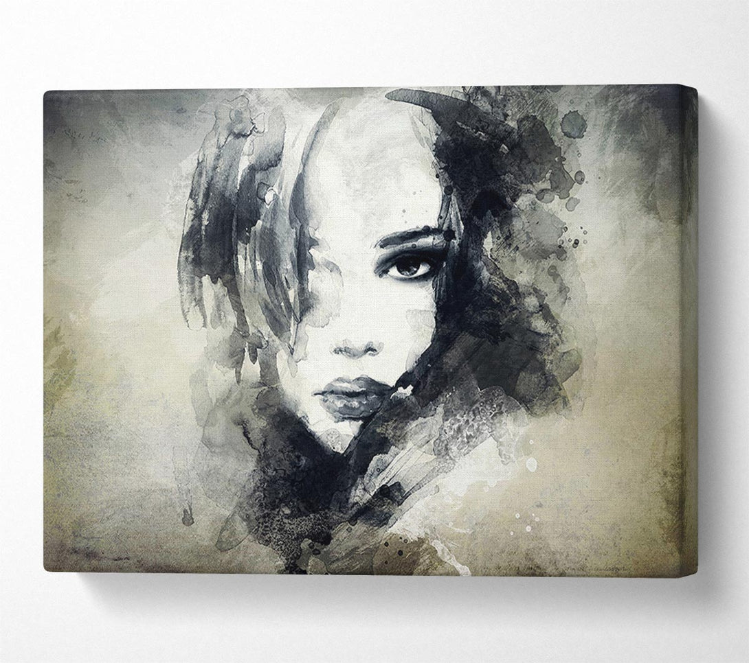  A Canvas Print of Beauty And Style Canvas Wall Art