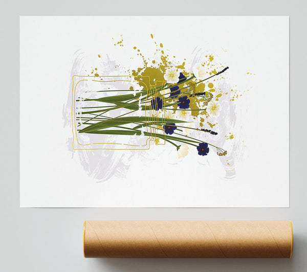 Vase Absract Poster