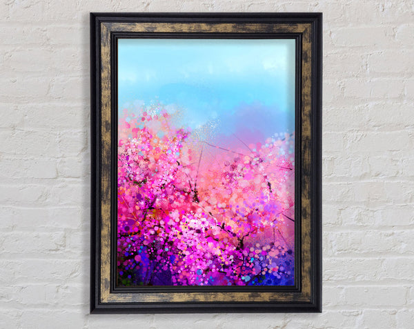 Pink Petal Madness Framed Print