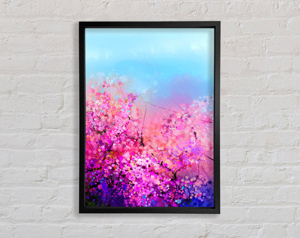 Pink Petal Madness Framed Print