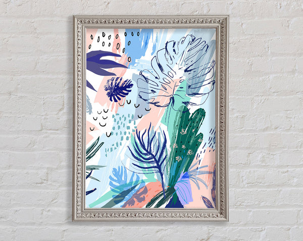 Jungle Abstract Framed Print