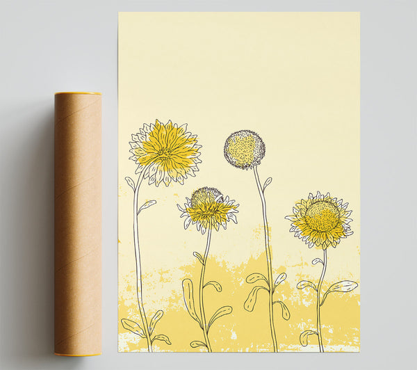 Sunflower Meadow Giclee Print