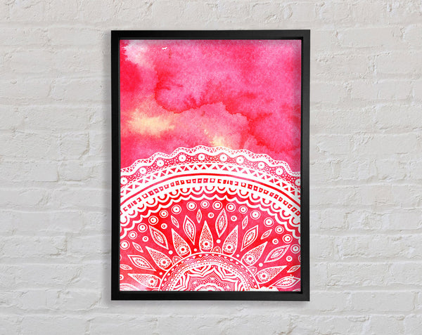 Petal Pattern 1 Framed Print