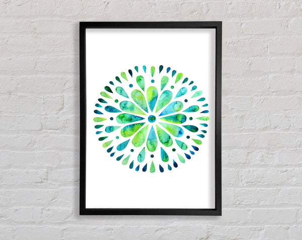 Petal Pattern Framed Print
