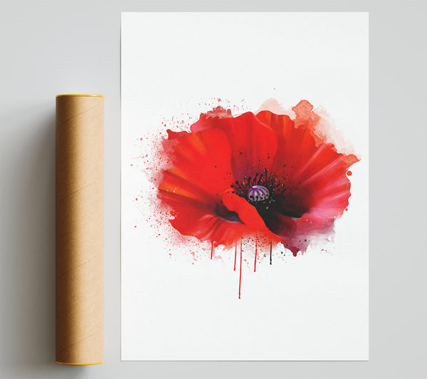 Poppy Melt Print