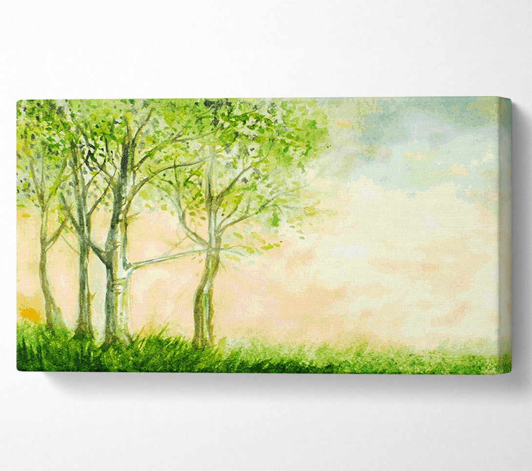  A Canvas Print of Green Dream Canvas Wall Art