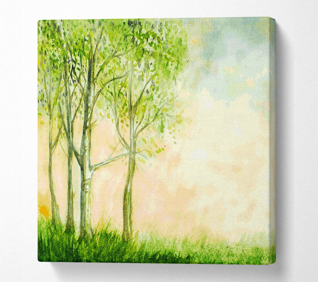  A Canvas Print of Green Dream Canvas Wall Art