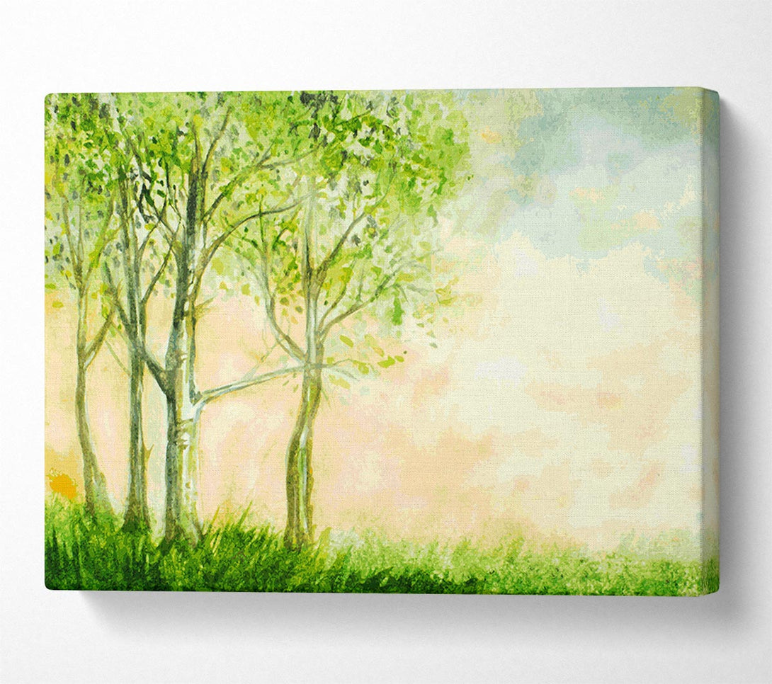 A Canvas Print of Green Dream Canvas Wall Art