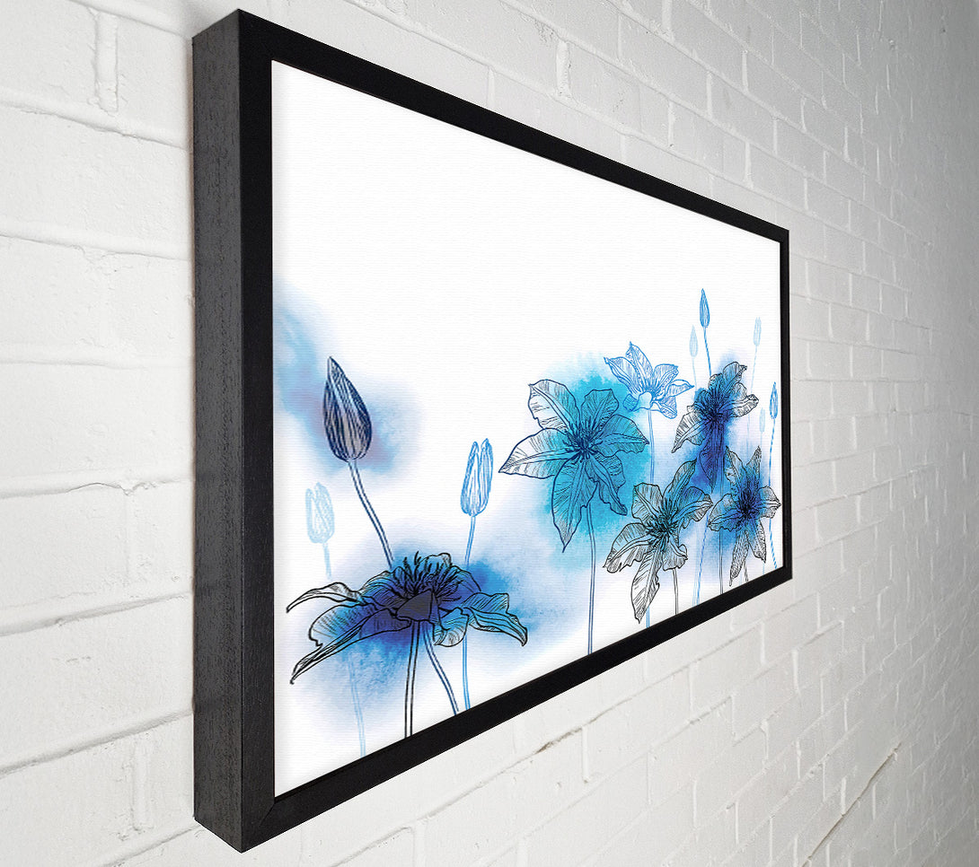  A Canvas Print of Just Blues Canvas Wall Art