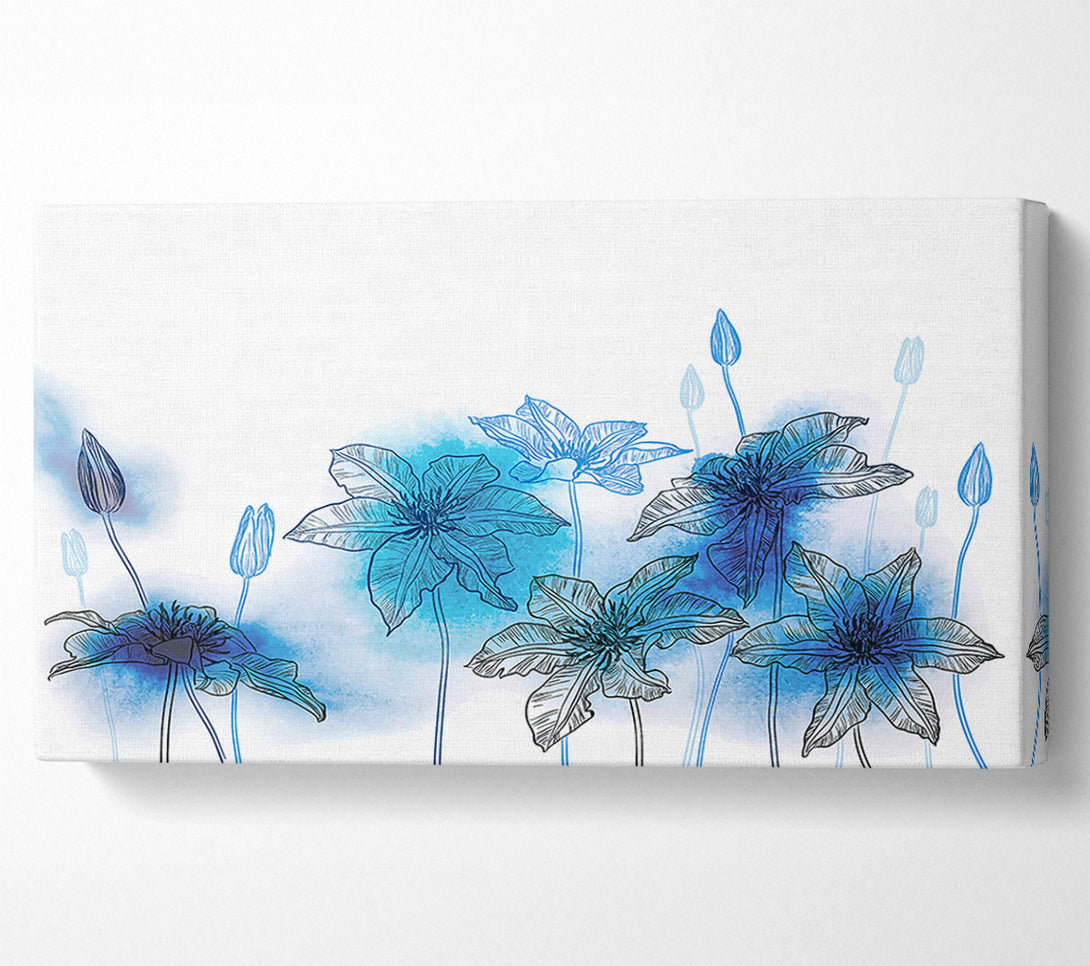  A Canvas Print of Just Blues Canvas Wall Art