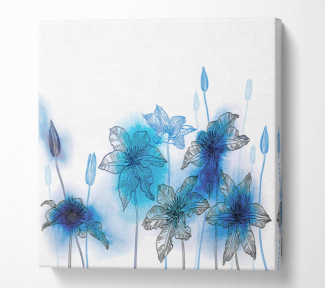  A Canvas Print of Just Blues Canvas Wall Art