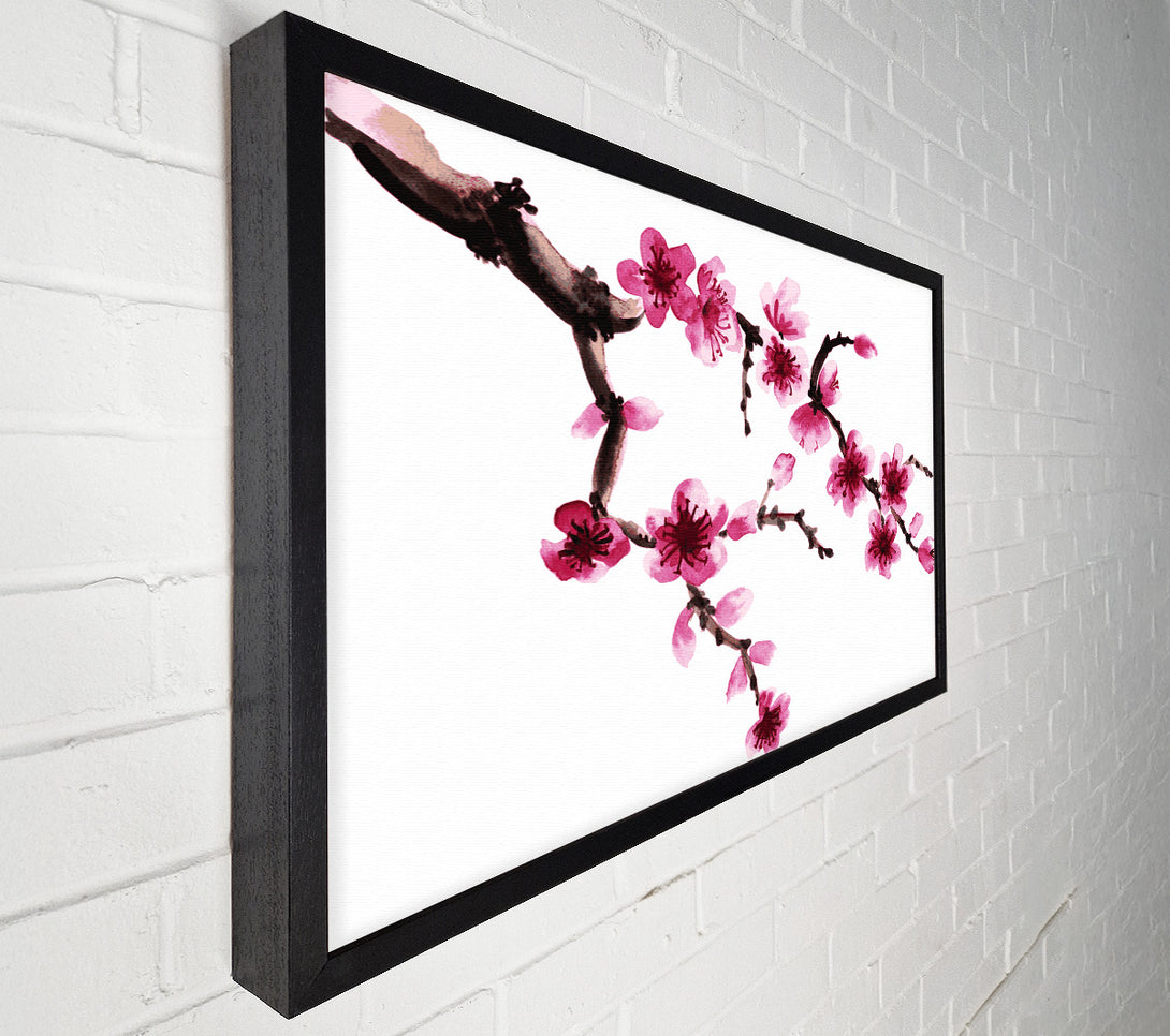  A Canvas Print of Branch Of A Cherry Blossom Canvas Print
