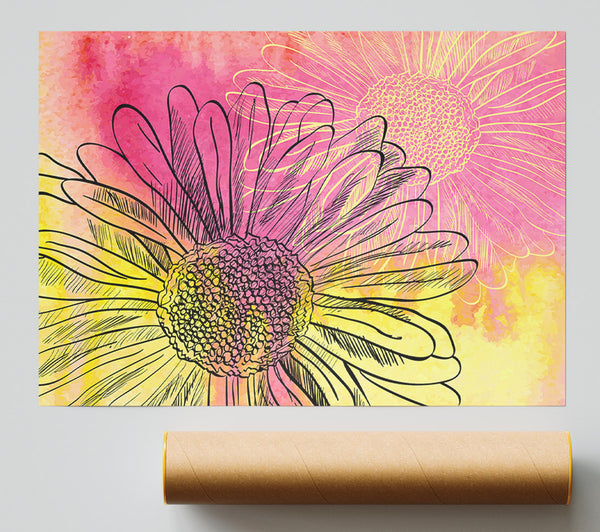 Summer Daisies Print