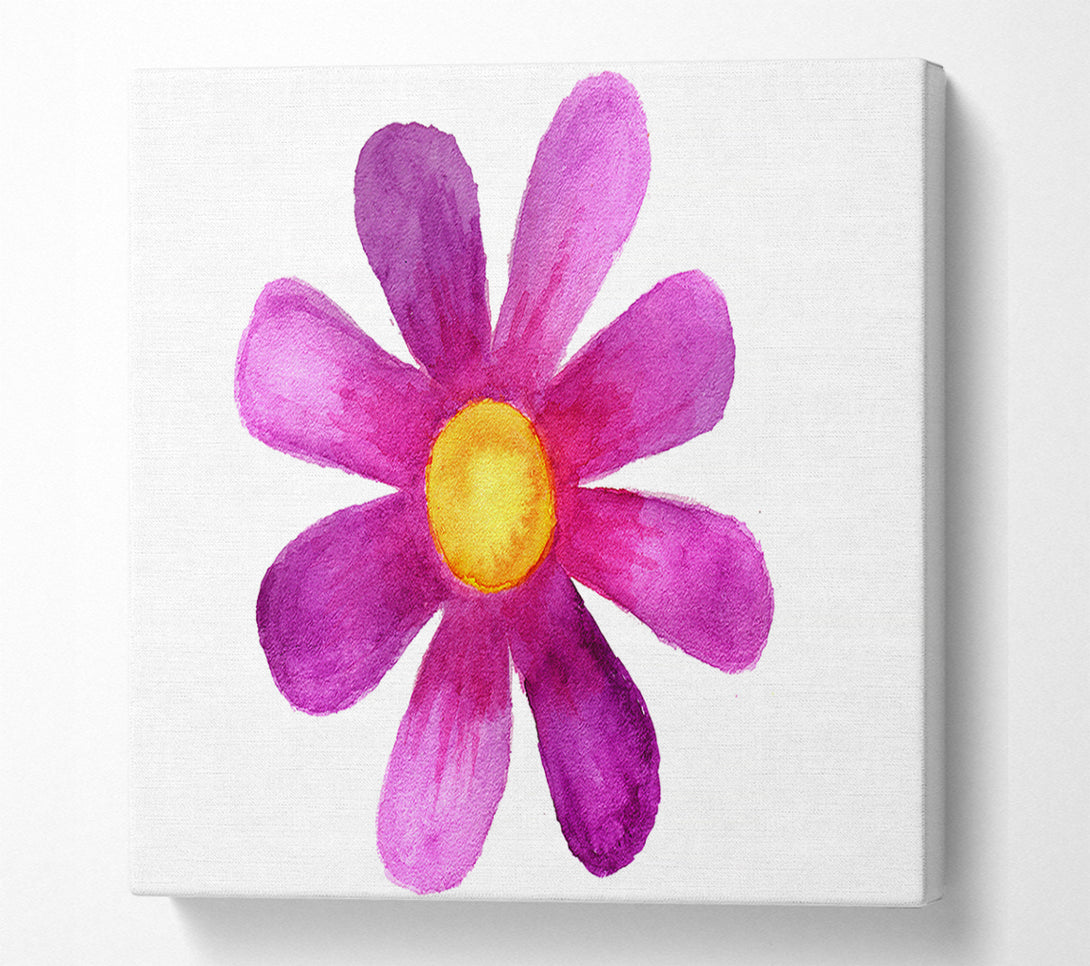  A Canvas Print of Pink Daisy Face Canvas Print