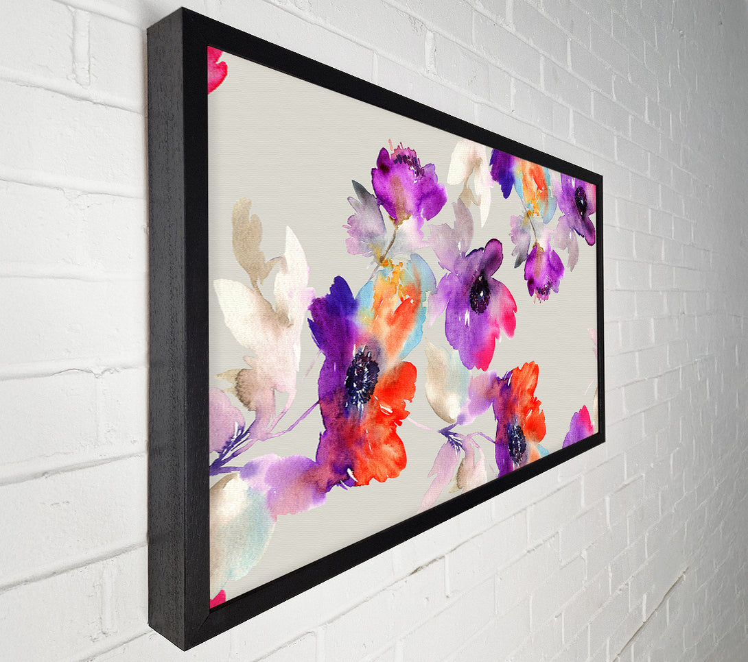  A Canvas Print of Watercolour Petals Canvas Print