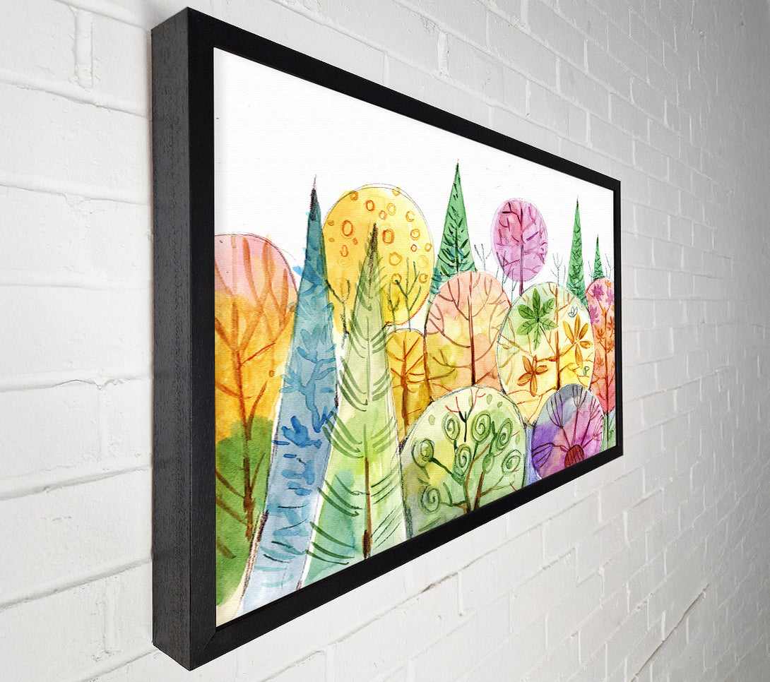  A Canvas Print of Tree Abstract Canvas Wall Art